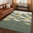 thumbnail image 1 of Addison Rugs Chantille Indoor/Outdoor Transitional Geometric Basil Machine Washable Rectangle Rug, 5' x 7'6", 1 of 8