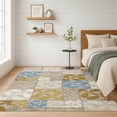 thumbnail image 1 of Addison Rugs Chantille Indoor/Outdoor Transitional Geometric Beige Machine Washable Rectangle Rug, 10' x 14', 1 of 8