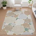thumbnail image 1 of Addison Rugs Chantille Indoor/Outdoor Transitional Geometric Beige Machine Washable Rectangle Rug, 10' x 14', 1 of 8