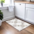 thumbnail image 1 of Addison Rugs Chantille Indoor/Outdoor Transitional Geometric Beige Washable Rectangle Rug, 1'8" x 2'6", 1 of 6