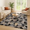 thumbnail image 1 of Addison Rugs Chantille Indoor/Outdoor Transitional Geometric Black Machine Washable Rectangle Rug, 10' x 14', 1 of 8