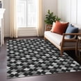 thumbnail image 1 of Addison Rugs Chantille Indoor/Outdoor Transitional Geometric Black Machine Washable Rectangle Rug, 10' x 14', 1 of 8