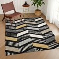 thumbnail image 1 of Addison Rugs Chantille Indoor/Outdoor Transitional Geometric Black Machine Washable Rectangle Rug, 10' x 14', 1 of 8