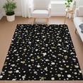 thumbnail image 1 of Addison Rugs Chantille Indoor/Outdoor Transitional Geometric Black Machine Washable Rectangle Rug, 3' x 5', 1 of 8