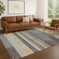 thumbnail image 1 of Addison Rugs Chantille Indoor/Outdoor Transitional Geometric Black Machine Washable Rectangle Rug, 8' x 10', 1 of 8
