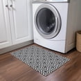 thumbnail image 1 of Addison Rugs Chantille Indoor/Outdoor Transitional Geometric Black Washable Rectangle Rug, 1'8" x 2'6", 1 of 6