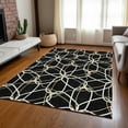thumbnail image 1 of Addison Rugs Chantille Indoor/Outdoor Transitional Geometric Black Washable Rectangle Rug, 5' x 7'6", 1 of 6