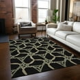 thumbnail image 1 of Addison Rugs Chantille Indoor/Outdoor Transitional Geometric Black Washable Rectangle Rug, 5' x 7'6", 1 of 6