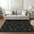 thumbnail image 1 of Addison Rugs Chantille Indoor/Outdoor Transitional Geometric Black Washable Rectangle Rug, 9' x 12', 1 of 6