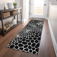 thumbnail image 1 of Addison Rugs Chantille Indoor/Outdoor Transitional Geometric Black Washable Runner Rug, 2'3" x 7'6", 1 of 6