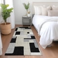 thumbnail image 1 of Addison Rugs Chantille Indoor/Outdoor Transitional Geometric Black Washable Runner Rug, 2'3" x 7'6", 1 of 6