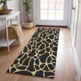 thumbnail image 1 of Addison Rugs Chantille Indoor/Outdoor Transitional Geometric Black Washable Runner Rug, 2'3" x 7'6", 1 of 6