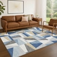 thumbnail image 1 of Addison Rugs Chantille Indoor/Outdoor Transitional Geometric Blue Machine Washable Rectangle Rug, 3' x 5', 1 of 8