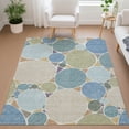 thumbnail image 1 of Addison Rugs Chantille Indoor/Outdoor Transitional Geometric Blue Machine Washable Rectangle Rug, 3' x 5', 1 of 8