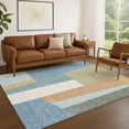 thumbnail image 1 of Addison Rugs Chantille Indoor/Outdoor Transitional Geometric Blue Machine Washable Rectangle Rug, 8' x 10', 1 of 8
