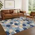 thumbnail image 1 of Addison Rugs Chantille Indoor/Outdoor Transitional Geometric Blue Machine Washable Rectangle Rug, 9' x 12', 1 of 8