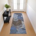 thumbnail image 1 of Addison Rugs Chantille Indoor/Outdoor Transitional Geometric Blue Machine Washable Runner Rug, 2'3" x 7'6", 1 of 8