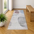 thumbnail image 1 of Addison Rugs Chantille Indoor/Outdoor Transitional Geometric Blue Machine Washable Runner Rug, 2'3" x 7'6", 1 of 8