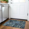 thumbnail image 1 of Addison Rugs Chantille Indoor/Outdoor Transitional Geometric Blue Washable Rectangle Rug, 1'8" x 2'6", 1 of 6