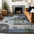 thumbnail image 1 of Addison Rugs Chantille Indoor/Outdoor Transitional Geometric Blue Washable Rectangle Rug, 10' x 14', 1 of 6