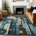 thumbnail image 1 of Addison Rugs Chantille Indoor/Outdoor Transitional Geometric Blue Washable Rectangle Rug, 2'6" x 3'10", 1 of 6