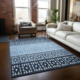 thumbnail image 1 of Addison Rugs Chantille Indoor/Outdoor Transitional Geometric Blue Washable Rectangle Rug, 5' x 7'6", 1 of 6