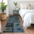 thumbnail image 1 of Addison Rugs Chantille Indoor/Outdoor Transitional Geometric Blue Washable Runner Rug, 2'3" x 7'6", 1 of 6