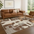 thumbnail image 1 of Addison Rugs Chantille Indoor/Outdoor Transitional Geometric Brown Machine Washable Rectangle Rug, 10' x 14', 1 of 8