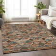 thumbnail image 1 of Addison Rugs Chantille Indoor/Outdoor Transitional Geometric Brown Washable Rectangle Rug, 10' x 14', 1 of 6