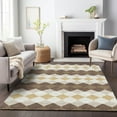 thumbnail image 1 of Addison Rugs Chantille Indoor/Outdoor Transitional Geometric Brown Washable Rectangle Rug, 2'6" x 3'10", 1 of 6
