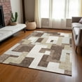 thumbnail image 1 of Addison Rugs Chantille Indoor/Outdoor Transitional Geometric Brown Washable Rectangle Rug, 3' x 5', 1 of 6