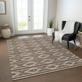 thumbnail image 1 of Addison Rugs Chantille Indoor/Outdoor Transitional Geometric Brown Washable Rectangle Rug, 5' x 7'6", 1 of 6