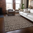 thumbnail image 1 of Addison Rugs Chantille Indoor/Outdoor Transitional Geometric Brown Washable Rectangle Rug, 9' x 12', 1 of 6