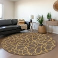 thumbnail image 1 of Addison Rugs Chantille Indoor/Outdoor Transitional Geometric Brown Washable Round Rug, 8' x 8', 1 of 6