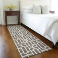 thumbnail image 1 of Addison Rugs Chantille Indoor/Outdoor Transitional Geometric Brown Washable Runner Rug, 2'3" x 7'6", 1 of 6