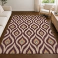 thumbnail image 1 of Addison Rugs Chantille Indoor/Outdoor Transitional Geometric Burgundy Machine Washable Rectangle Rug, 10' x 14', 1 of 10