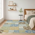 thumbnail image 1 of Addison Rugs Chantille Indoor/Outdoor Transitional Geometric Celery Machine Washable Rectangle Rug, 3' x 5', 1 of 8