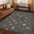 thumbnail image 1 of Addison Rugs Chantille Indoor/Outdoor Transitional Geometric Charcoal Machine Washable Rectangle Rug, 9' x 12', 1 of 8
