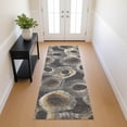thumbnail image 1 of Addison Rugs Chantille Indoor/Outdoor Transitional Geometric Charcoal Machine Washable Runner Rug, 2'3" x 7'6", 1 of 8