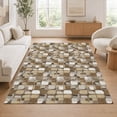 thumbnail image 1 of Addison Rugs Chantille Indoor/Outdoor Transitional Geometric Chocolate Machine Washable Rectangle Rug, 10' x 14', 1 of 10