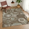 thumbnail image 1 of Addison Rugs Chantille Indoor/Outdoor Transitional Geometric Chocolate Machine Washable Rectangle Rug, 8' x 10', 1 of 8