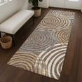 thumbnail image 1 of Addison Rugs Chantille Indoor/Outdoor Transitional Geometric Chocolate Machine Washable Runner Rug, 2'3" x 7'6", 1 of 8
