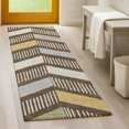 thumbnail image 1 of Addison Rugs Chantille Indoor/Outdoor Transitional Geometric Chocolate Machine Washable Runner Rug, 2'3" x 7'6", 1 of 8