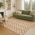 thumbnail image 1 of Addison Rugs Chantille Indoor/Outdoor Transitional Geometric Copper Machine Washable Rectangle Rug, 10' x 14', 1 of 8