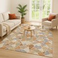 thumbnail image 1 of Addison Rugs Chantille Indoor/Outdoor Transitional Geometric Copper Machine Washable Rectangle Rug, 3' x 5', 1 of 8