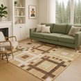 thumbnail image 1 of Addison Rugs Chantille Indoor/Outdoor Transitional Geometric Copper Machine Washable Rectangle Rug, 5' x 7'6", 1 of 8