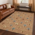 thumbnail image 1 of Addison Rugs Chantille Indoor/Outdoor Transitional Geometric Copper Machine Washable Rectangle Rug, 8' x 10', 1 of 8