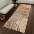 thumbnail image 1 of Addison Rugs Chantille Indoor/Outdoor Transitional Geometric Copper Machine Washable Runner Rug, 2'3" x 7'6", 1 of 8