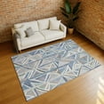 thumbnail image 1 of Addison Rugs Chantille Indoor/Outdoor Transitional Geometric Denim Machine Washable Rectangle Rug, 10' x 14', 1 of 8