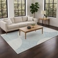 thumbnail image 1 of Addison Rugs Chantille Indoor/Outdoor Transitional Geometric Denim Machine Washable Rectangle Rug, 8' x 10', 1 of 8